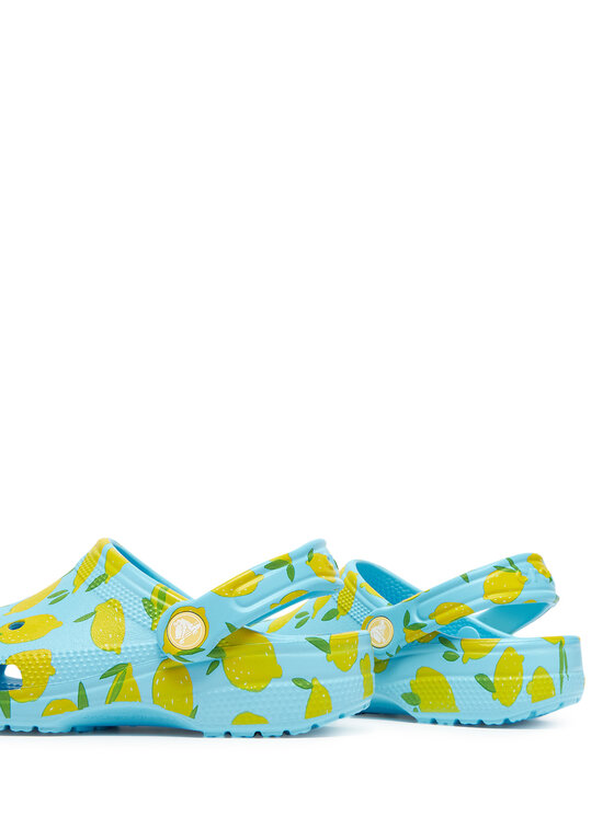 Crocs Crocs Klapki Classic Fresh Fruits Clog 211008 Niebieski