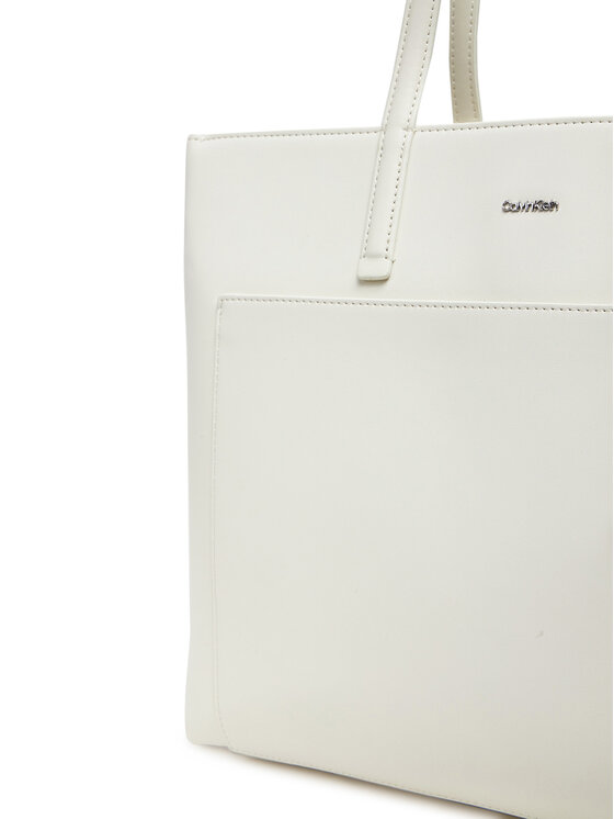 Calvin Klein Calvin Klein Borsetta Ck Must Medium Shopper W/Pocket K60K613019 Écru