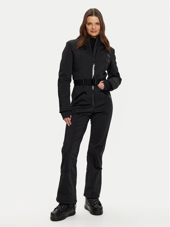 Guess Guess Slidinėjimo kostiumas W4PD1M WH1S0 Juoda Regular Fit