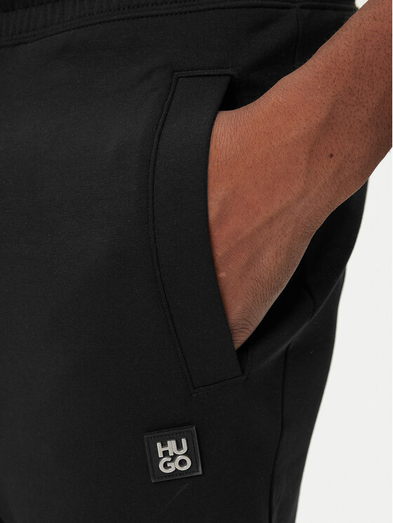 HUGO HUGO Spodnie dresowe Dimacs 50533695 Czarny Relaxed Fit