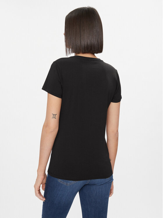 Liu Jo Liu Jo T-Shirt WA4051 JS923 Czarny Regular Fit
