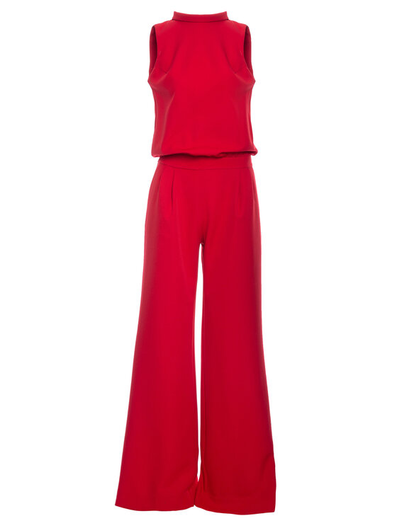 Made of Emotion Made of Emotion Kombinezon M382 Czerwony Wide Leg