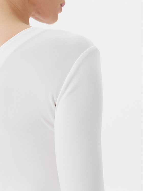 Elisabetta Franchi Elisabetta Franchi Body BO-019-51E2-V350 Bianco Slim Fit