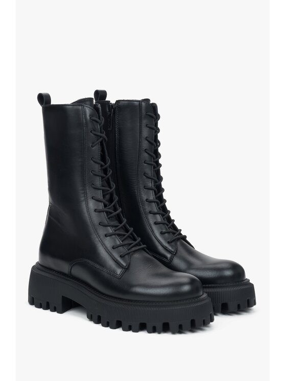 Estro Estro Μποτάκια ER00115925 Μαύρο