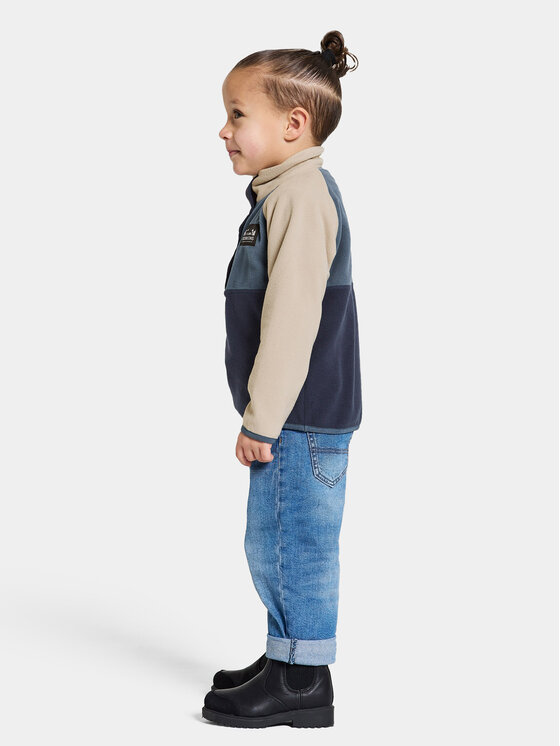 Didriksons Didriksons Mikina Monte Kids Half Butt 505008 Tmavomodrá Regular Fit