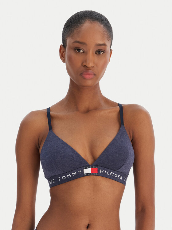 Tommy Hilfiger Tommy Hilfiger Sutien Bralette UW0UW06040 Bleumarin