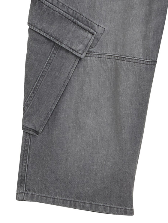 Tom Tailor Tom Tailor Pantaloni scurți de blugi 1044977 Gri Relaxed Fit