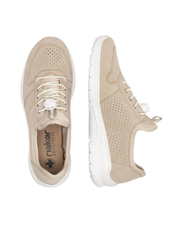 Rieker Rieker Sneakersy L3254-62 Beżowy