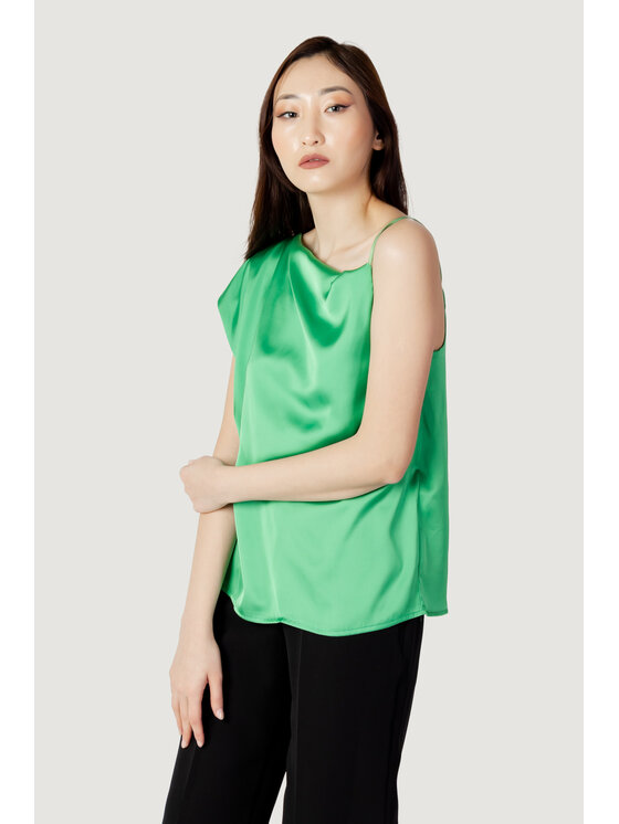 Hanny Deep Hanny Deep Canottiera TINTA UNITA SATIN Verde To Fit