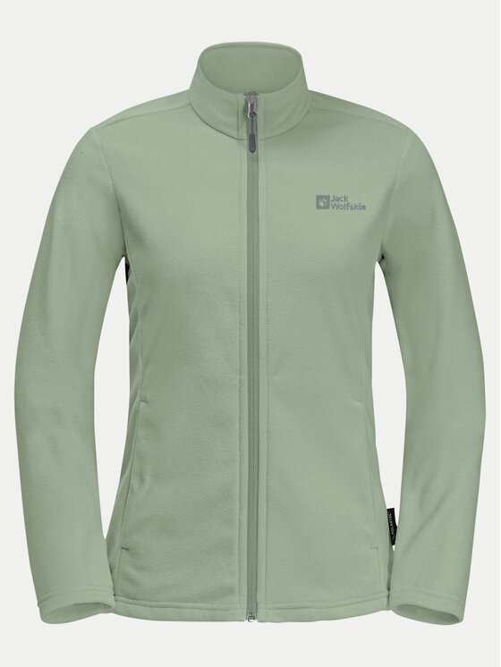 Jack Wolfskin Jack Wolfskin Fliso džemperis Taunus Fz 1711391 Žalia Regular Fit