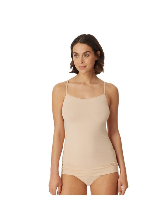 SCHIESSER SCHIESSER Podkoszulek 28932 Beżowy Comfort Fit