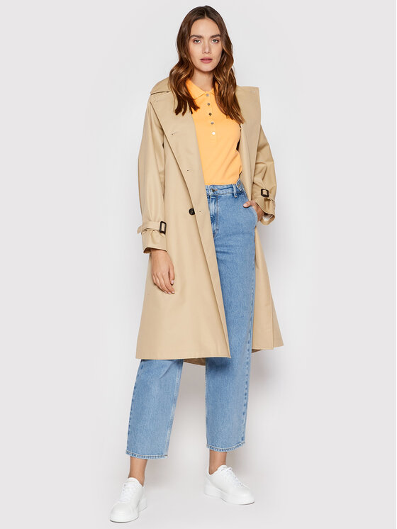 Geox Polo W Sustainable B W2510B T2649 F7416 Pomarańczowy Regular Fit ...