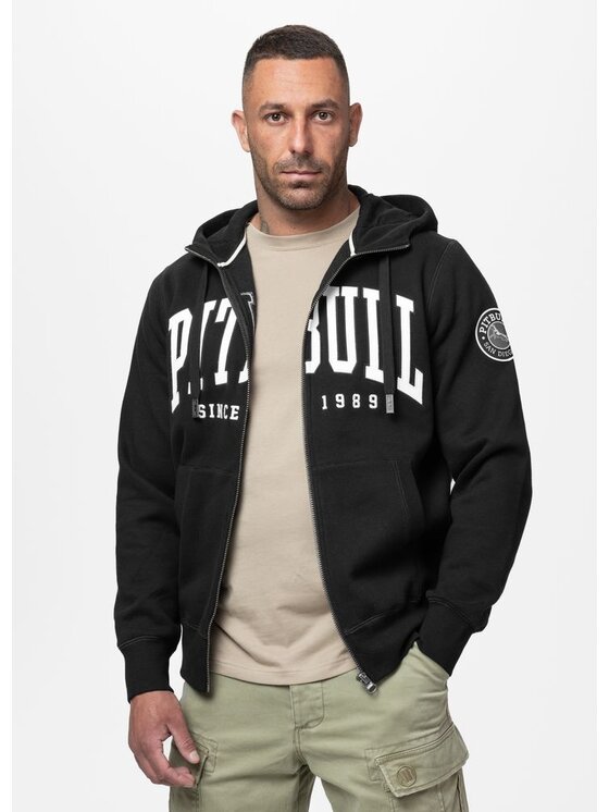 PITBULL PITBULL Bluza NORTON Czarny Regular Fit