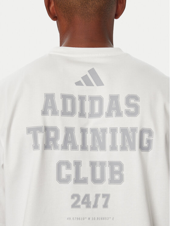 adidas adidas Koszulka techniczna D4T Primelift KT1653 Biały Regular Fit