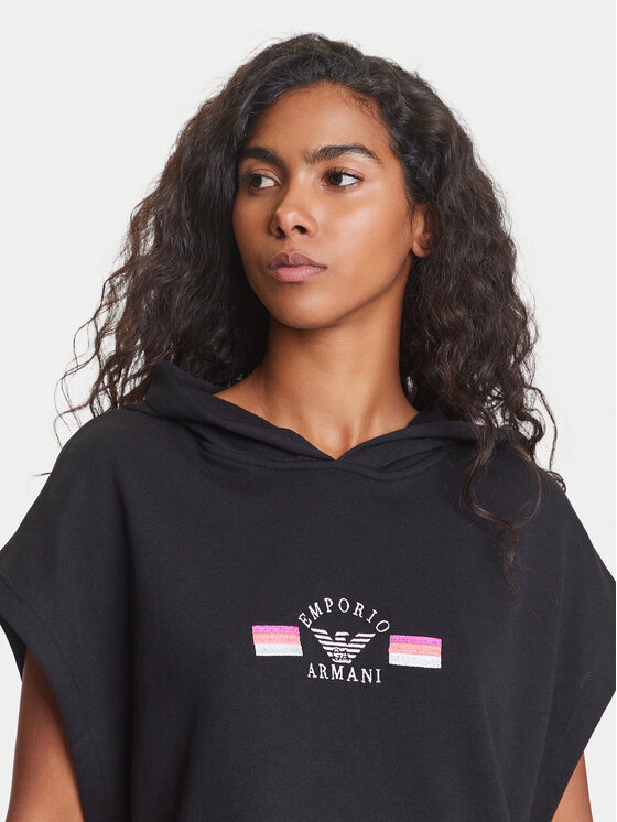 Emporio Armani Underwear Emporio Armani Underwear Sweatshirt EW000498 AF10882 UC001 Schwarz Loose Fit