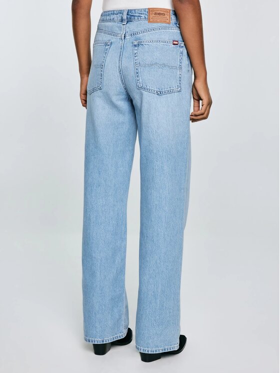BIG STAR BIG STAR Jeansy ATREA_195_190 Niebieski Straight Fit