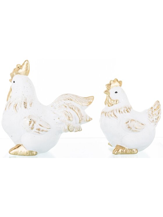 MIAhome MIAhome Figurka papuga 35,5x10x9,5 cm PAPPAGALLO biała Biały