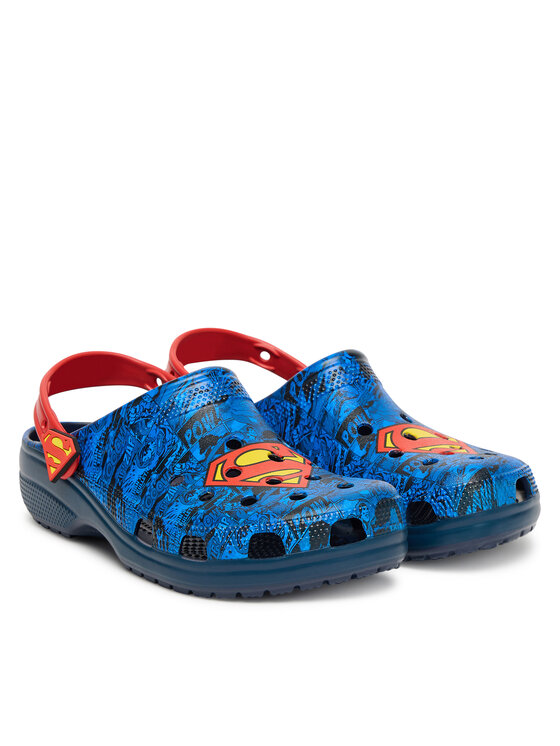 Crocs Crocs Klapki Superman Classic Clog 211131 Niebieski