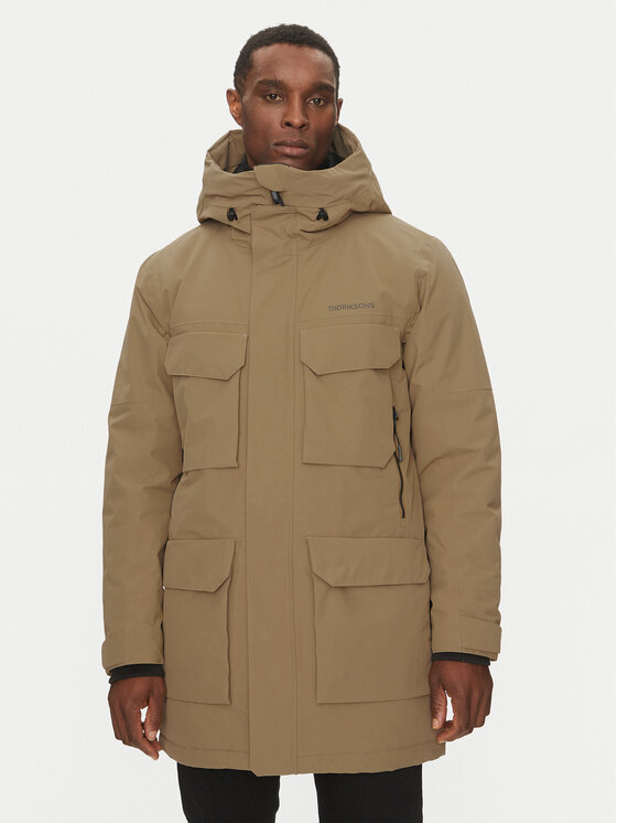 Didriksons Didriksons Ziemas jaka Drew 505778 Bēšs Regular Fit