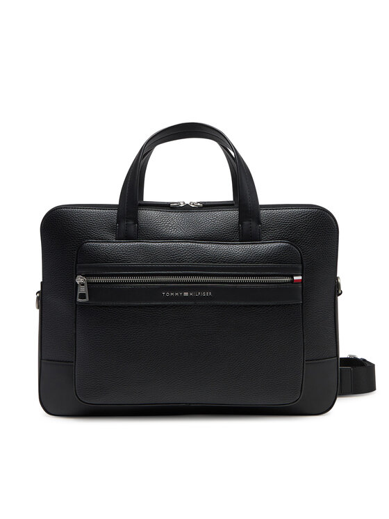 Tommy Hilfiger Taška na laptop Th Central Computer Bag AM0AM13203 Čierna