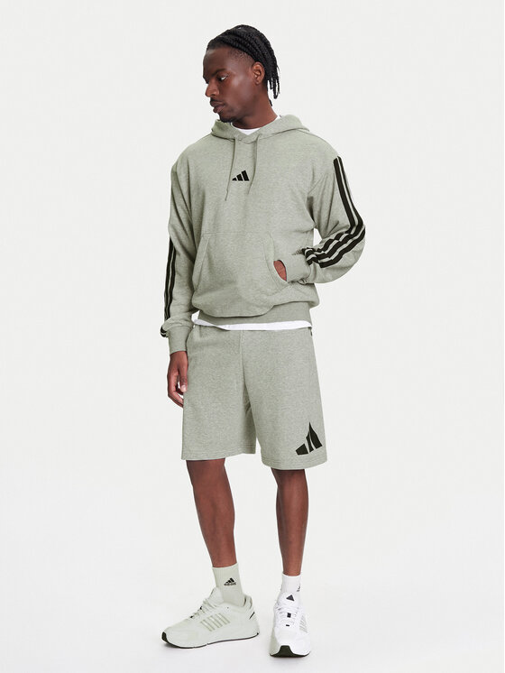 adidas adidas Спортивні шорти Essentials Big Logo JE8957 Сірий Regular Fit