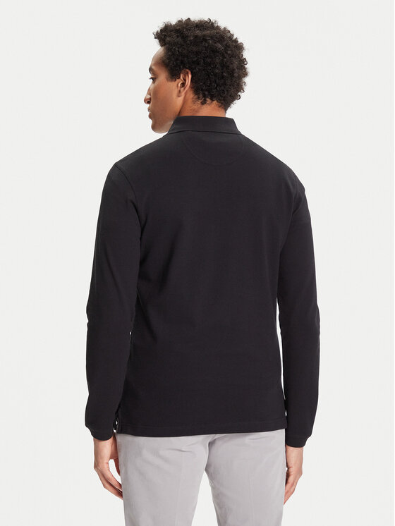 Barbour Barbour Polo Tartan MML0705BK31 Czarny Regular Fit