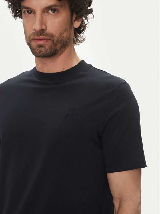 KARL LAGERFELD KARL LAGERFELD Marškinėliai 755750 552221 Tamsiai mėlyna Regular Fit