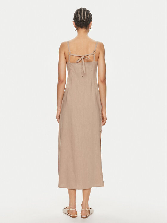 Marella Marella Rochie de vară Kabala 2413221015 Bej Regular Fit
