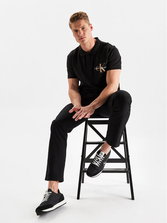 Calvin Klein Jeans Calvin Klein Jeans Sneakers Retro Runner Su/Ny Mono YM0YM00683 Schwarz