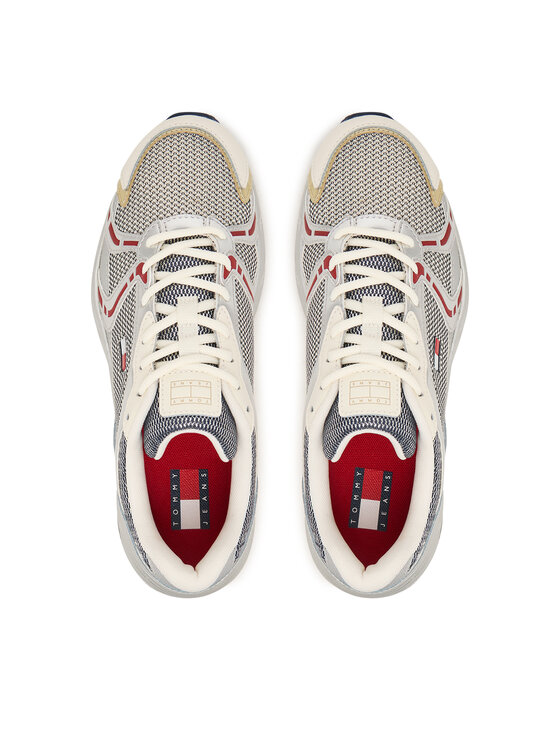 Tommy Jeans Tommy Jeans Sneakersy Tjw Modern Runner Metallic EN0EN03153 Szary