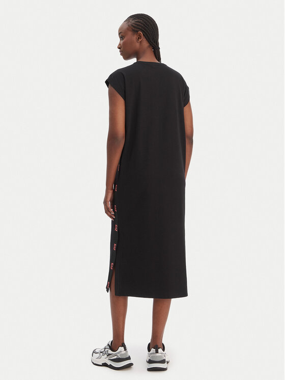 EA7 Emporio Armani EA7 Emporio Armani Kleid für den Alltag 7W001033 AF10373 UC001 Schwarz Regular Fit