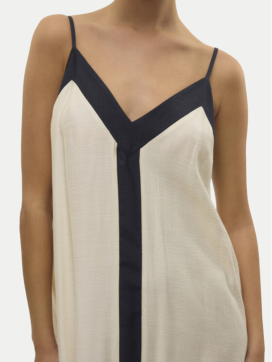 Vero Moda Vero Moda Φόρεμα καλοκαιρινό Denise 10329793 Μπεζ Regular Fit