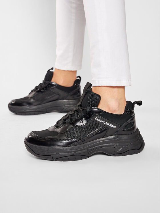 Calvin klein maya trainers black discount