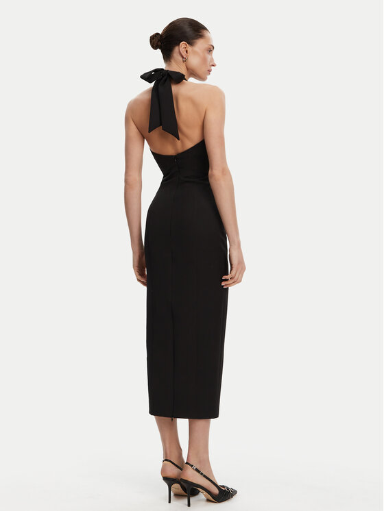 ACCESS FASHION ACCESS FASHION Sukienka koktajlowa 53-3403-218 Czarny Regular Fit