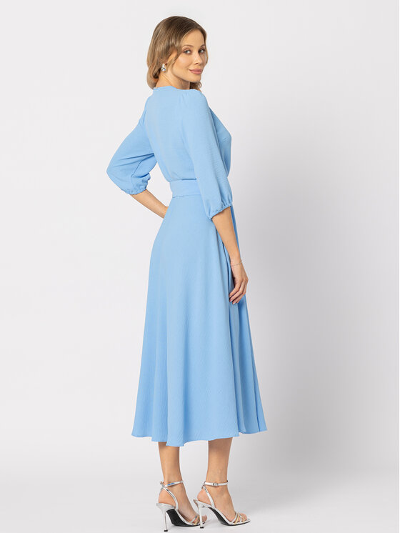 LIDIA KALITA LIDIA KALITA Sukienka koktajlowa Ophélie Niebieski Flare Fit