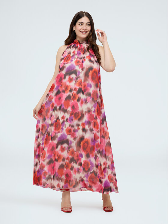 Fiorella Rubino Fiorella Rubino Sukienka wieczorowa 7013T001854N0S6 Różowy Regular Fit