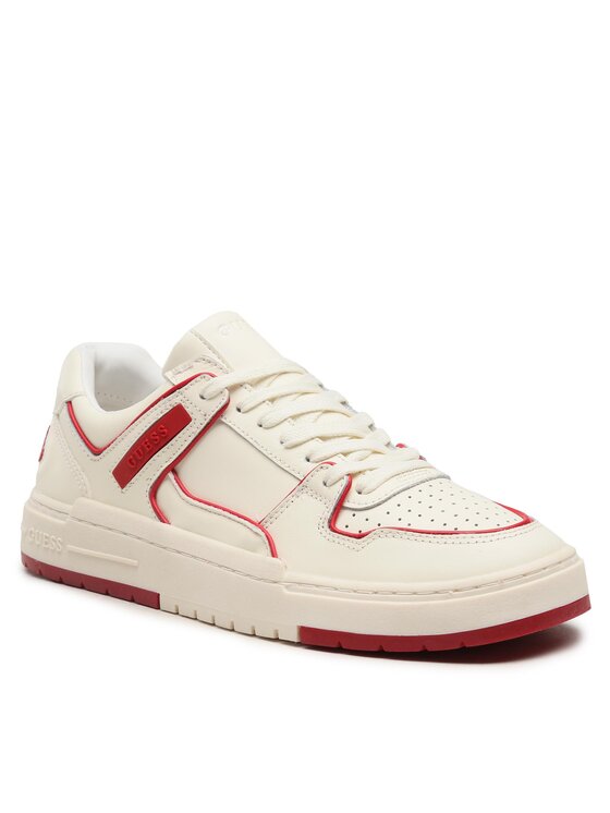 Guess Guess Sneakersy Cento FM6CEN LEA12 Écru