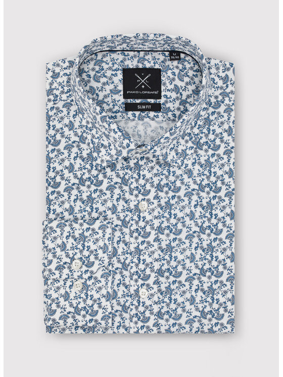 Pako Lorente Pako Lorente Koszula P23SF-1X-002 Biały Slim Fit