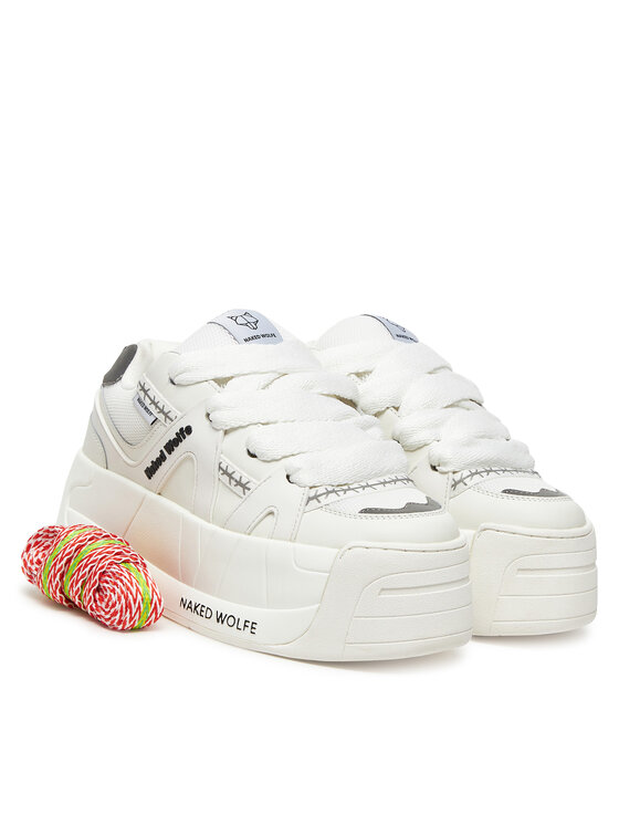 Naked Wolfe Naked Wolfe Sneakersy SLIDER Bílá