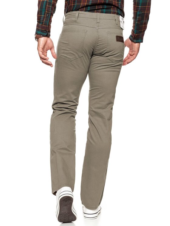 Wrangler Wrangler Spodnie materiałowe ARIZONA Beżowy Straight Fit