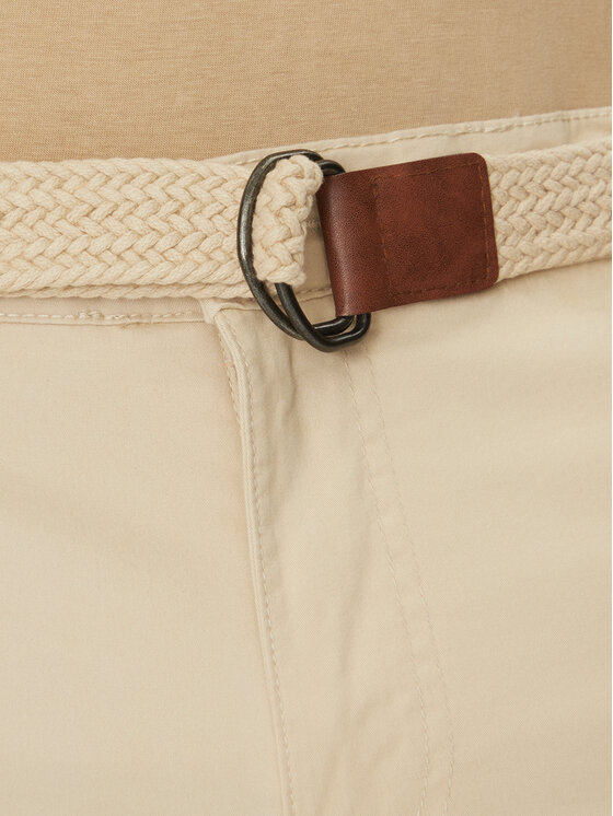 INDICODE INDICODE Pantalon scurți din material Inconor 70-060 Verde Regular Fit