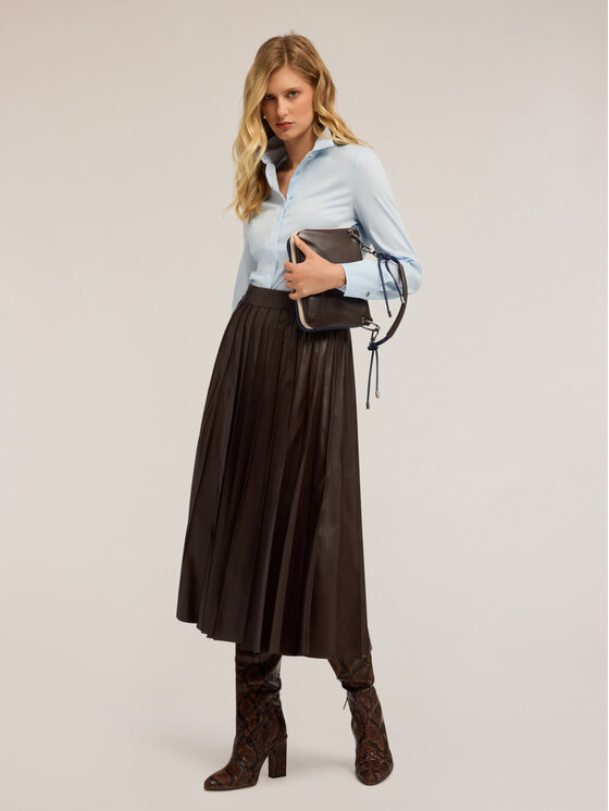 Motivi Motivi Gonna midi 1253Q001113N022 Marrone Regular Fit