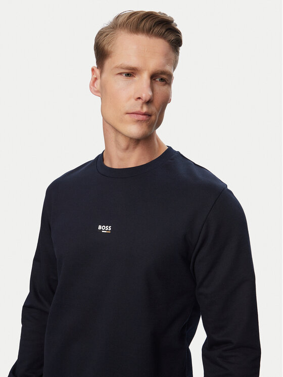 BOSS BOSS Majica dugih rukava Iconic 50554836 Tamnoplava Regular Fit