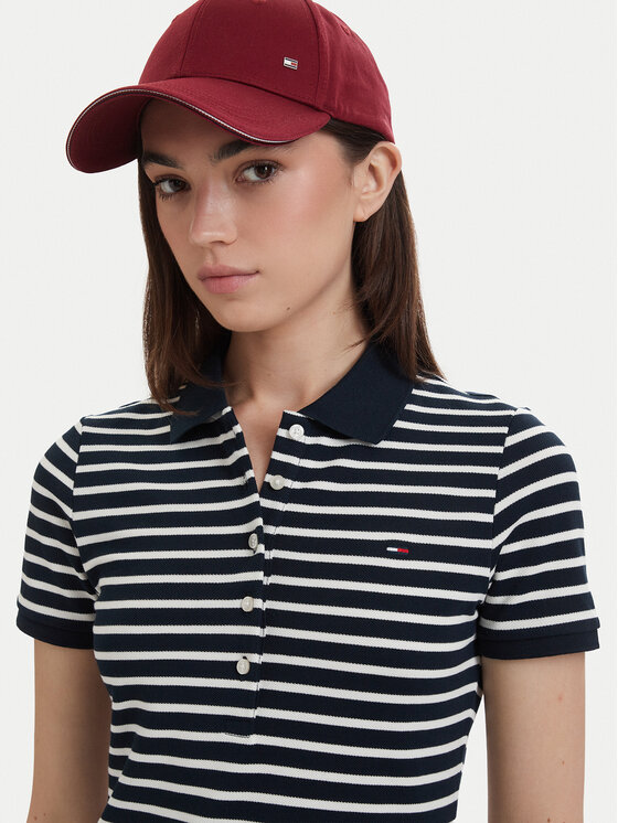 Tommy Jeans Tommy Jeans Φόρεμα καθημερινό DW0DW20383 Σκούρο μπλε Regular Fit