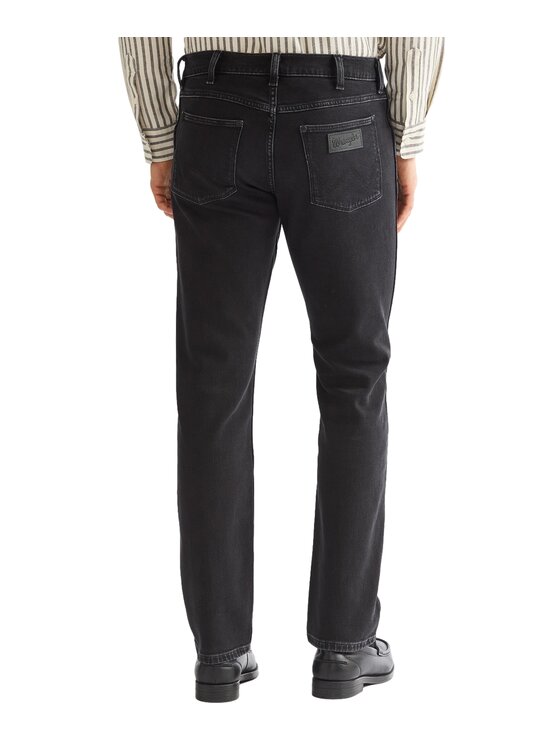 Wrangler Wrangler Jeansy 112386853 Czarny Straight Fit