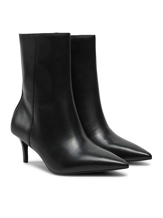 Calvin Klein Jeans Calvin Klein Jeans Čizme 60Mm Stiletto Heel Bootie YW0YW01836 Crna