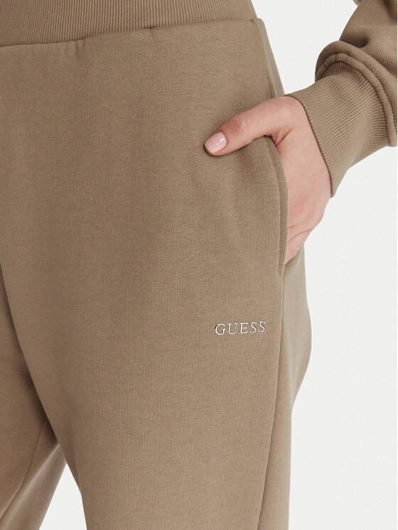 Guess Guess Teplákové kalhoty V6RB15 K9V31 Béžová Regular Fit