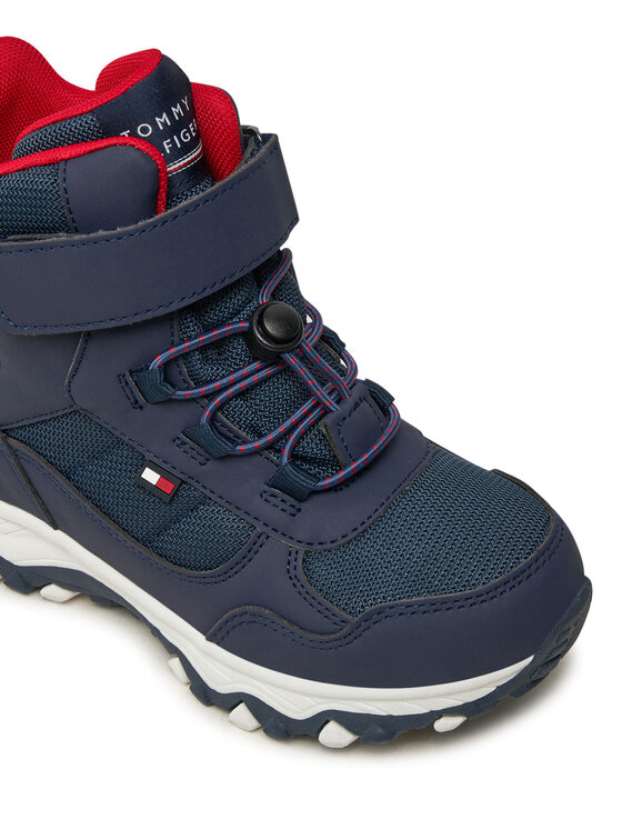 Tommy Hilfiger Tommy Hilfiger Puszābaki Fur Boot T1X5-33710-1492 S Tumši zils