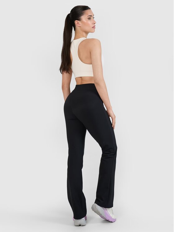 4F 4F Pantaloni da donna 4FRSS25TFTRF1037-20S Nero Regular Fit