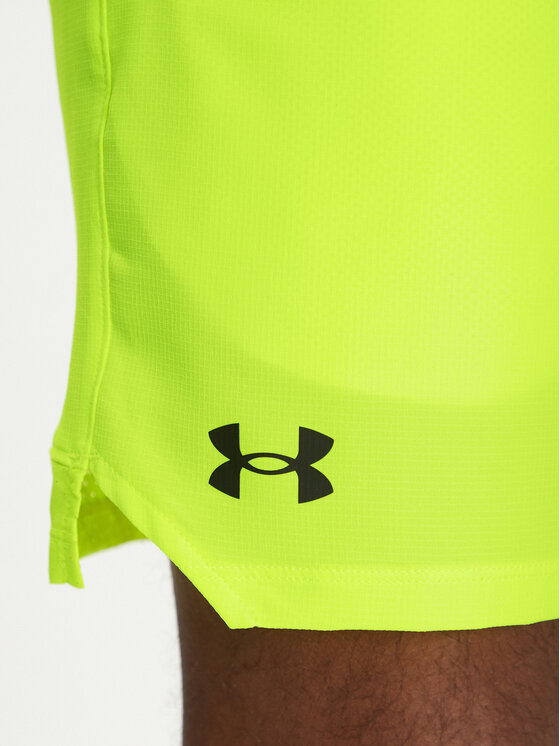 Under Armour Under Armour Szorty sportowe Vanish Woven 6in 1373718 Żółty Regular Fit